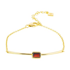Manhattan Garnet Bracelet