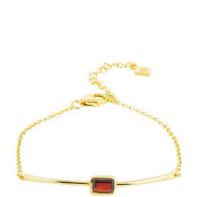 Manhattan Garnet Bracelet