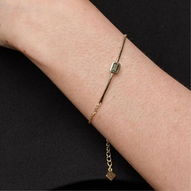 Manhattan Green Tourmaline Bracelet