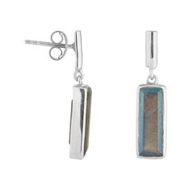 Manhattan Labradorite Drop Earrings