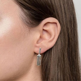 Manhattan Labradorite Drop Earrings