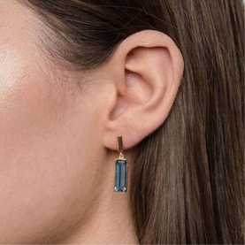 Manhattan Iolite Drop Earrings