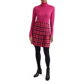 Leah Check Mini Skirt