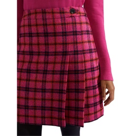 Leah Check Mini Skirt
