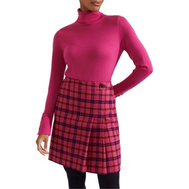 Leah Check Mini Skirt