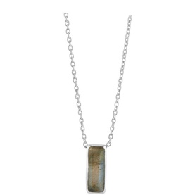 Manhattan Labradorite Pendant Necklace