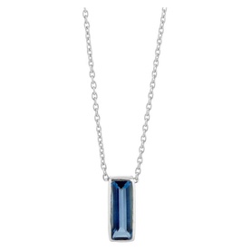 Manhattan Iolite Pendant Necklace