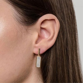 Manhattan Moonstone Drop Earrings