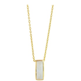 Manhattan Moonstone Pendant Necklace