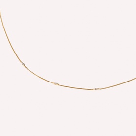 Navette 18k Gold-Plated Necklace