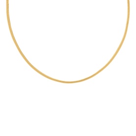 Snake 18k Gold-Plated Chain Necklace