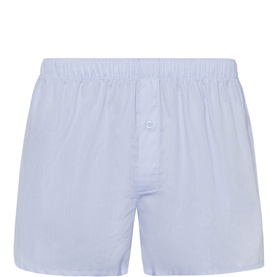 Button Fly Boxers Blue