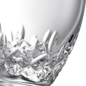 Waterford Lismore Castle Tumbler Glass, clear crystal with iconic diamond and wedge-cut pattern detail, set of two, hand wash only