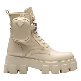 Monolith Leather Re-Nylon Lace-Up Boots