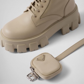 Monolith Leather Re-Nylon Lace-Up Boots