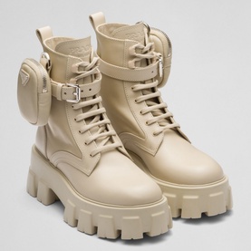 Monolith Leather Re-Nylon Lace-Up Boots