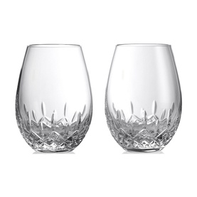 Lismore Castle Stemless Wine Glass Set of Two