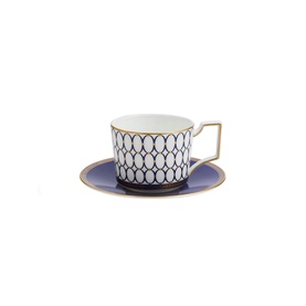 Renaissance Gold Teacup & Saucer Two-Piece Set