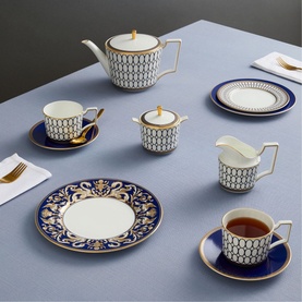 Renaissance Gold Teacup & Saucer Two-Piece Set
