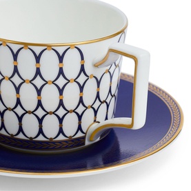 Renaissance Gold Teacup & Saucer Two-Piece Set