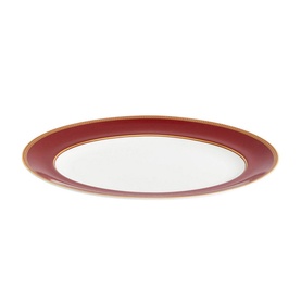 Renaissance Red Oval Platter 35.7cm