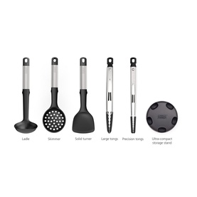Elevate Fusion 5 Piece Silicone Set with Stand