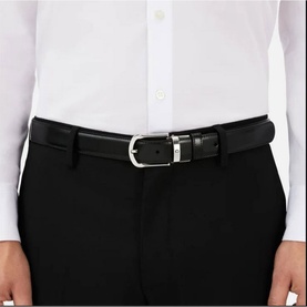 Revolve Horseshoe Buckle Leather Belt