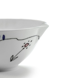 Midnight Flowers Milk Jug