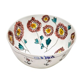 Midnight Flowers Medium Bowl