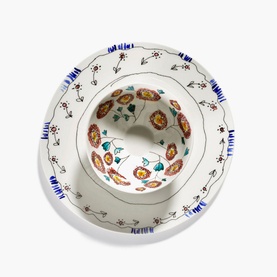 Midnight Flowers Medium Bowl