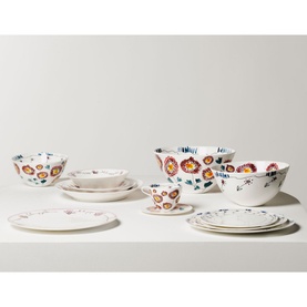 Midnight Flowers Medium Bowl