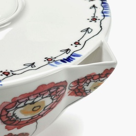 Midnight Flowers Teapot