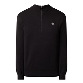 Zebra Half-Zip Sweatshirt