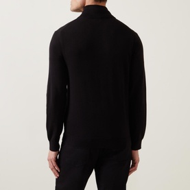 Zebra Half-Zip Sweatshirt