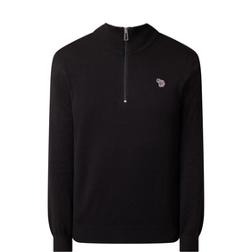 Zebra Half-Zip Sweatshirt