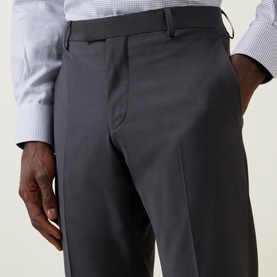 Jans Mid-Rise Straight Leg Suit Trousers
