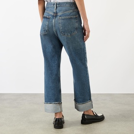 Fran Mid-Rise Straight Leg Jeans