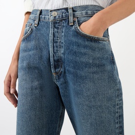 Fran Mid-Rise Straight Leg Jeans