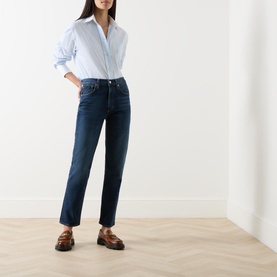 Daphne Mid-Rise Straight Leg Jeans