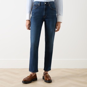 Daphne Mid-Rise Straight Leg Jeans