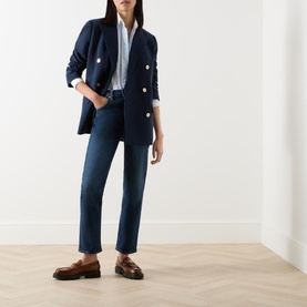 Daphne Mid-Rise Straight Leg Jeans