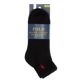 Three-Pack Logo Quarter Socks