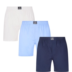 Three-Pack Woven Boxers