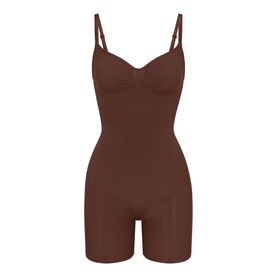 Mid Thigh Bodysuit Cocoa