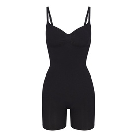 Mid Thigh Bodysuit Onyx