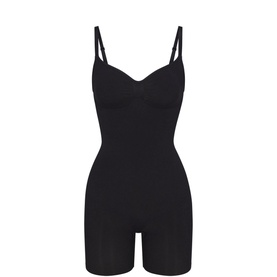 Mid Thigh Bodysuit Onyx