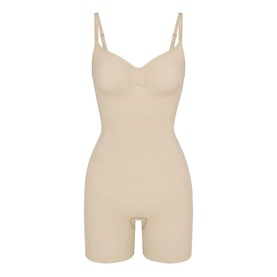 Mid Thigh Bodysuit Sand