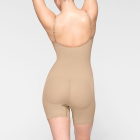 Mid Thigh Bodysuit Clay
