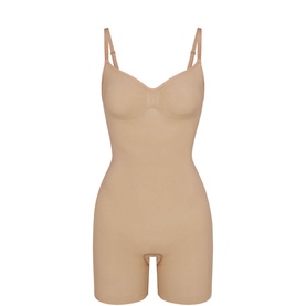 Mid Thigh Bodysuit Clay