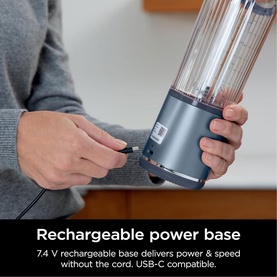 Blast Cordless Portable Blender Denim Blue